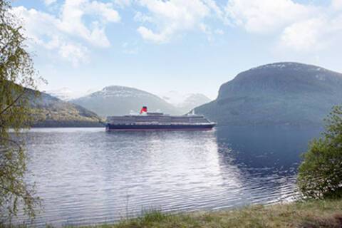 Queen Victoria in Invikfjord, Norway