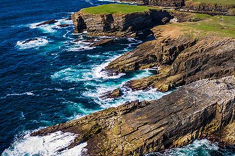 Cliffs off the coast of Kirkwall