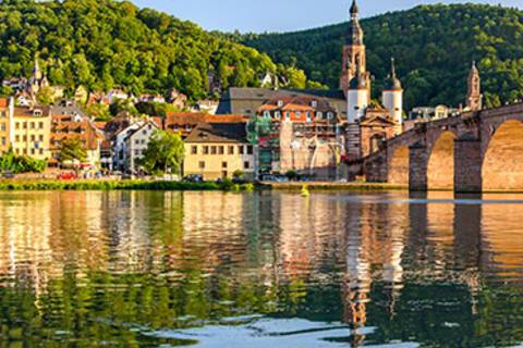 A panoramic view of Heidelberg