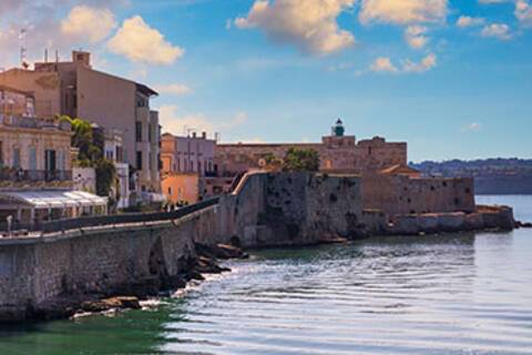 A panoramic view of Siracusa