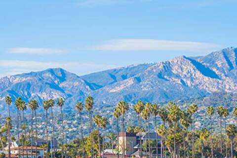 A panoramic view of Santa Barbara