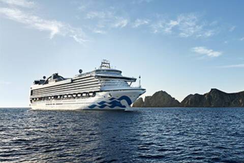 Ruby Princess docked in Mexico