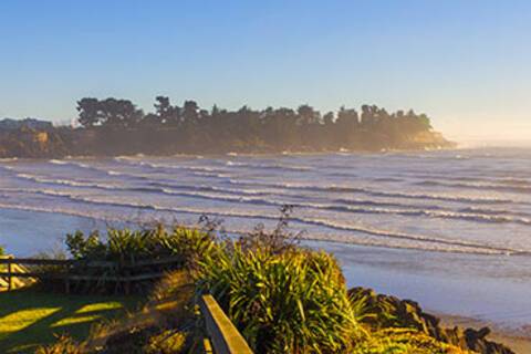 A panoramic view of Timaru