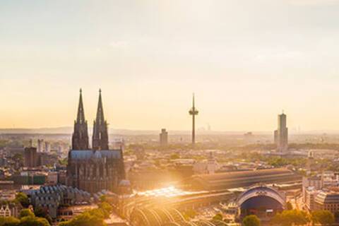 A panoramic view of Cologne