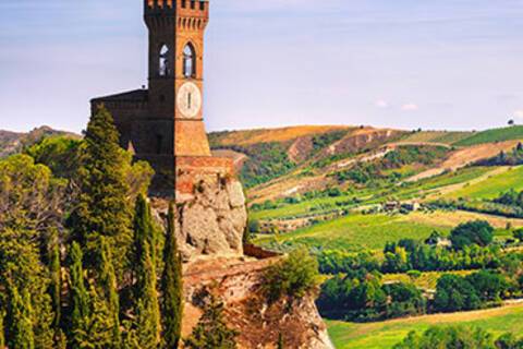 Ravenna's historic clock tower