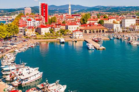 A panoramic view of Koper